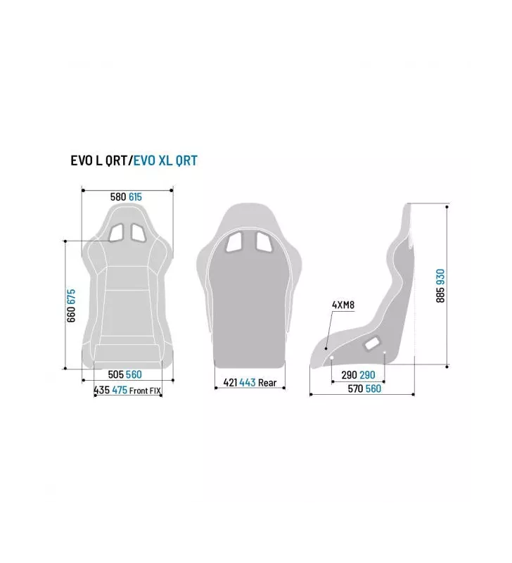 Siège Baquet Sparco EVO XL QRT