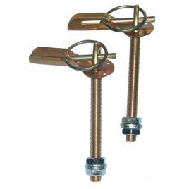 Attaches Capot Type Dakar en Aluminium Or (la paire)