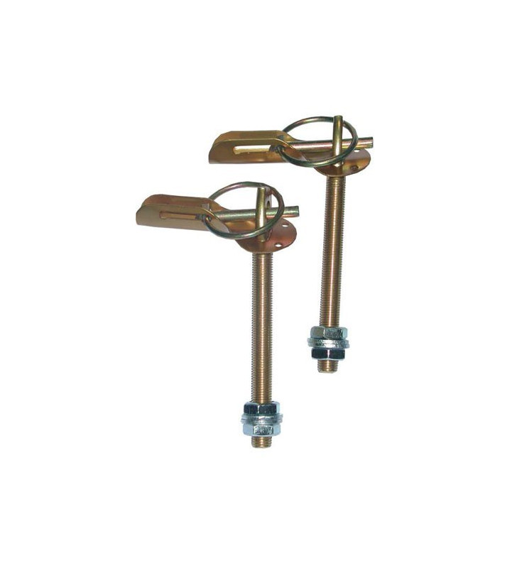 Attaches Capot Type Dakar en Aluminium Or (la paire)