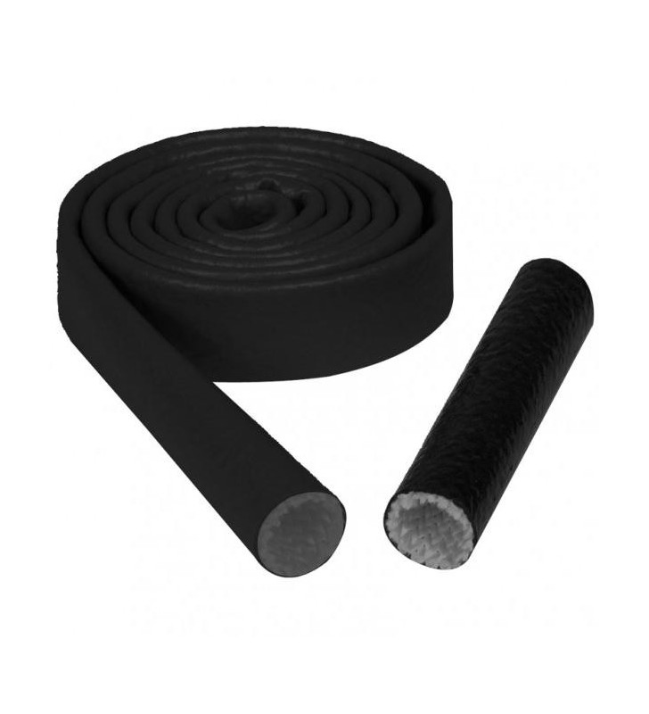Gaine Thermique Silicone Noir Diamètre 22mm Longueur 1m