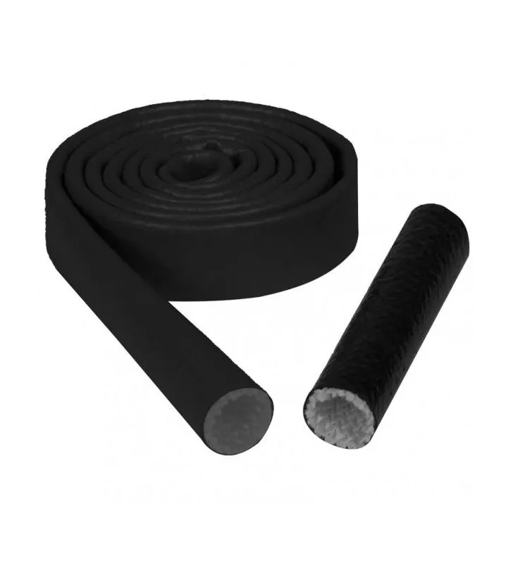 Gaine Thermique Silicone Noir Diamètre 8mm Longueur 1m