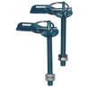 Attaches Capot Type Dakar en Aluminium Bleu (la paire)