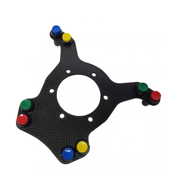 Platine Carbone 8 Boutons Pour Volant