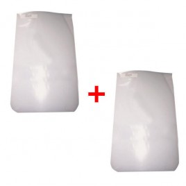 Pack 2 Bavettes Blanches...
