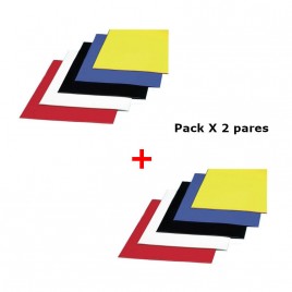 Pack 2 Bavettes 50x30cm/4mm...