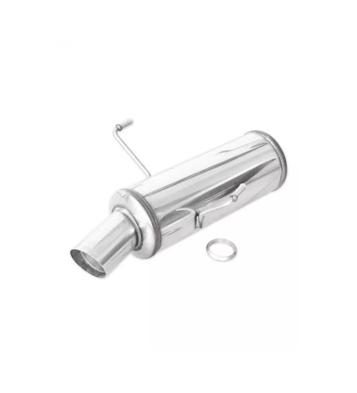 Terminal Echappement Inox Inoxcar Peugeot 406 3.0 V6 Coupé 1x90mm Rally