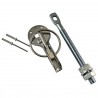 Attache Capot Dakar Alu/Acier (la paire)