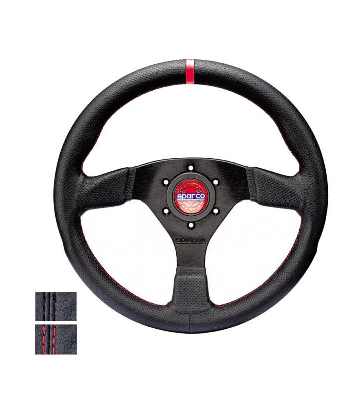 Volant Sparco R383 Champion Cuir Plat