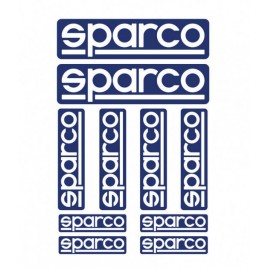 Planche 10 Stickers Sparco