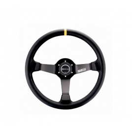 Volant Sparco R345 Peau Retournée Noir