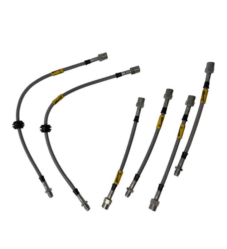 Kit Flexible de Frein Goodridge VK6 TUV Fiat 500 Abarth Après 2008