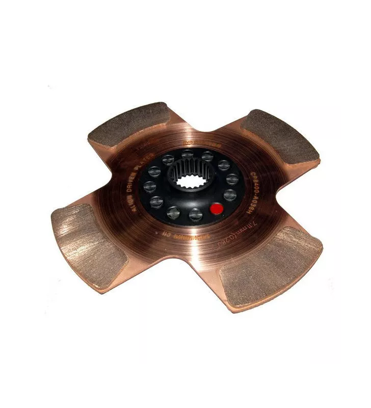Disque d'embrayage AP RACING 4 patins Simca Rallye 2 y 3 184mm diam. 18.3 21 cannelures épaisseur 7.11