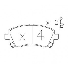 Plaquettes de Frein Avant Subaru Impreza 1996-1998
