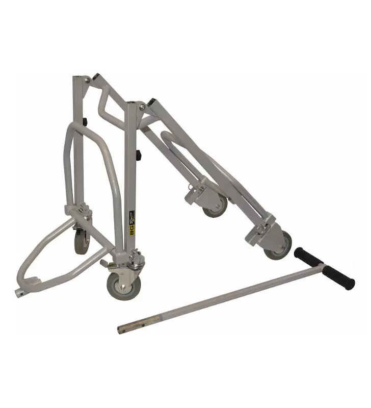 Chariot de Stand Pliable Gris