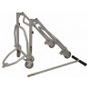 Chariot de Stand Pliable Gris