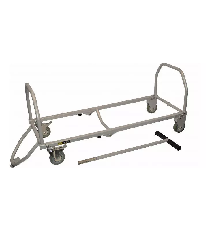 Chariot de Stand Pliable Gris
