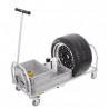 Chariot de Stand Pliable Gris