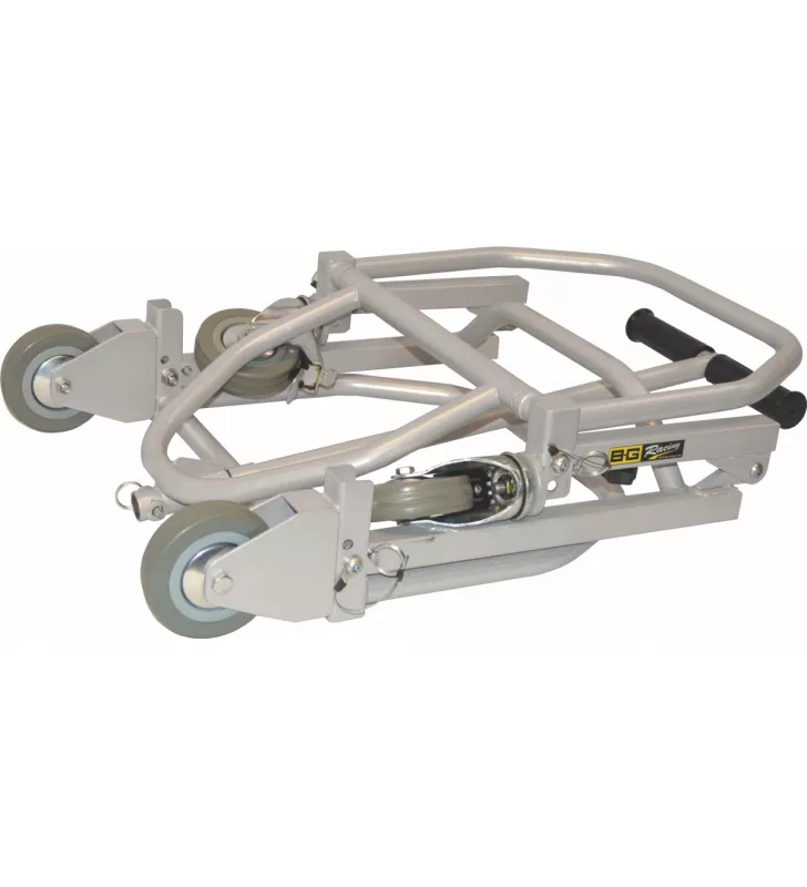 Chariot de Stand Court Pliable Gris