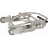 Chariot de Stand Court Pliable Gris