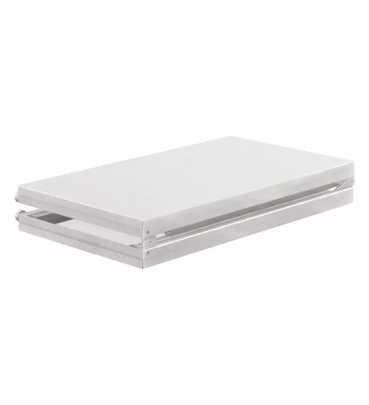 Table pliante acier double
