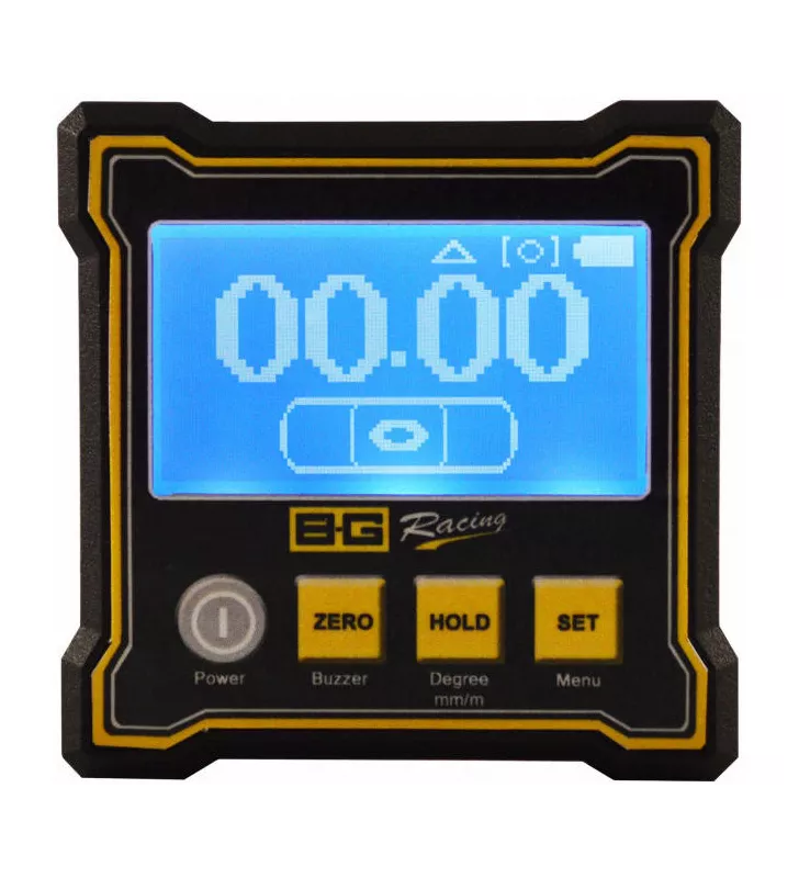 Niveau digital de carrossage et chasse precision 0,1 degré