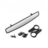 Rétroviseur intérieur grand angle 15 pouces en alu, verre et ABS, vendu avec support diamètre 44,5mm et kit réduction 