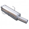 Terminal Echappement Inox RMS Peugeot 106 1.5D Après 1996 1x102mm