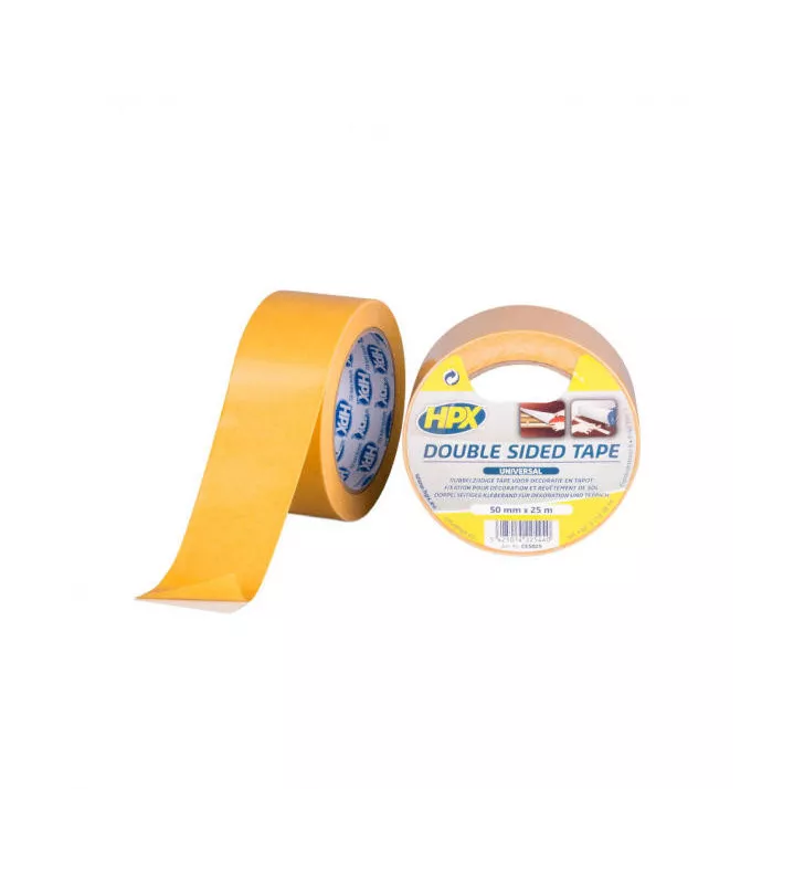 Ruban Double Face Blanc 50mm X 25m
