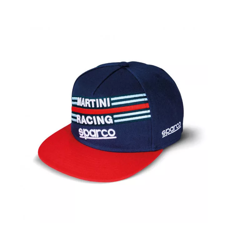 Casquette Visière Plate Sparco Martini Racing