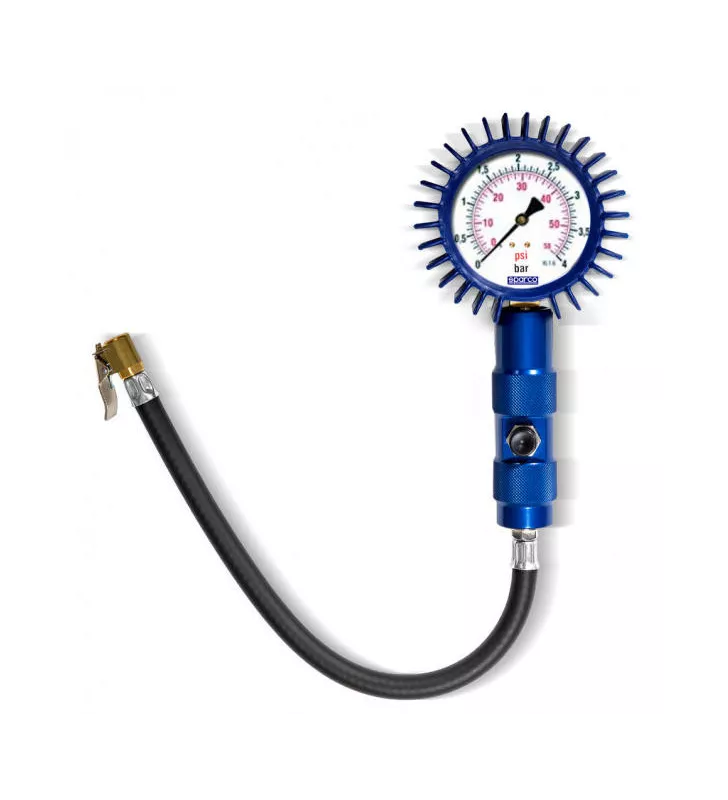 Manomètre Pression Pneu Analogique Sparco Diamètre 63mm
