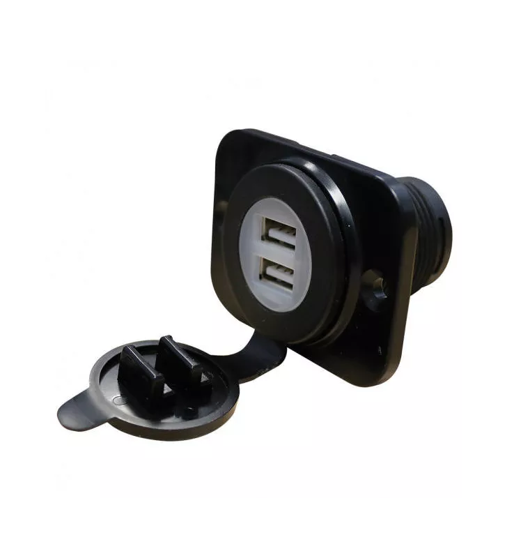 Prise double sorties USB Pour Habitacle
