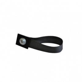 Sangle Poignée Intérieur Porte Noir Longueur 25cm Boucle 9cm