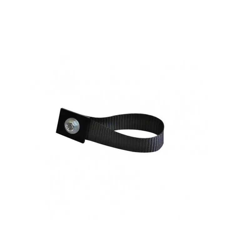 Sangle Poignée Intérieur Porte Noir Longueur 25cm Boucle 9cm