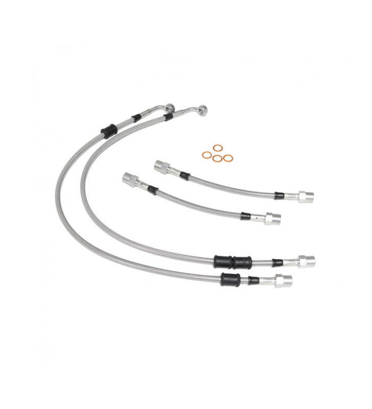 Kit de 4 Flexibles De Frein  Goodridge Peugeot 206 Tous Modèles