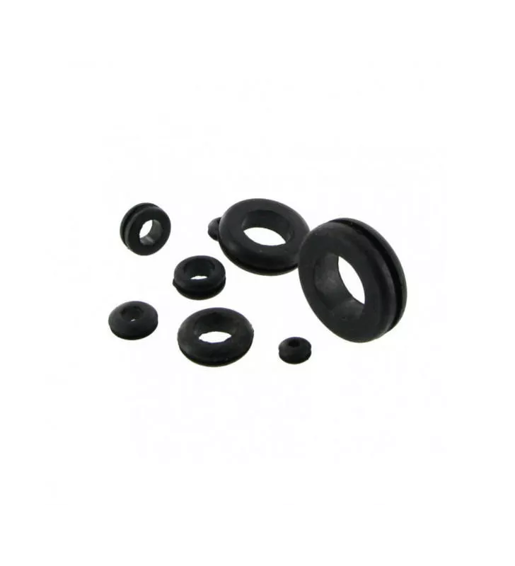 Passe-cloison Caoutchouc 6.4mm (Pièce)