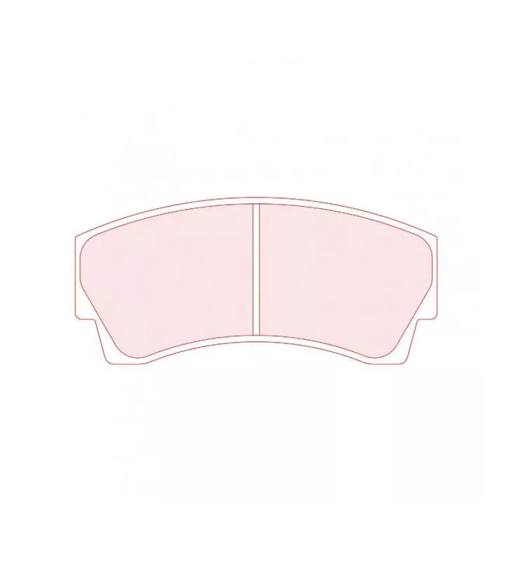 Plaquettes CL Avant RC6 206 Volant/CP3345/F3000