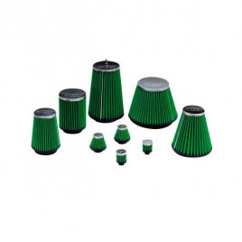 Filtre À Air Conique GREEN FILTER Diamètre Sortie 65mm, Cone 100x75mm Hauteur 130