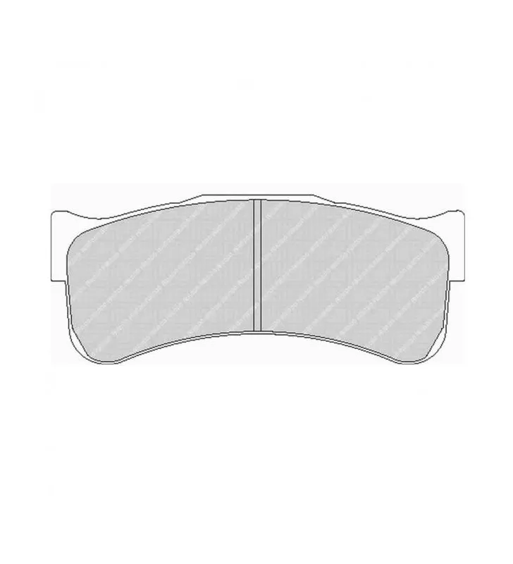 Plaquettes de Frein Ferodo DS3.12 Avant pour Porsche P11 3.8 GT3 RSR 01.07 - Etrier Brembo