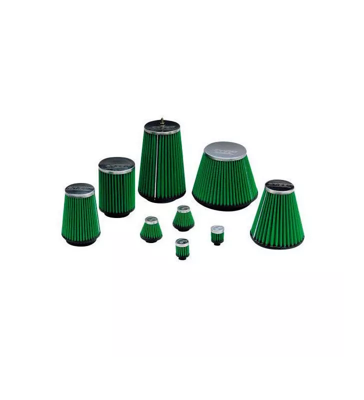 Filtre À Air Cylindrique GREEN FILTER Diamètre Sortie 70mm, Cylindre D100mm Hauteur 150