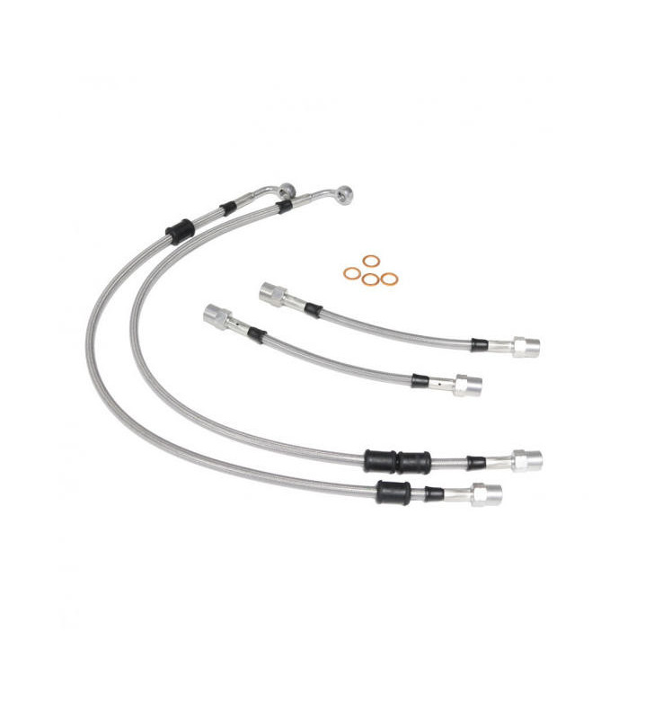 Kit de 4 Flexibles De Frein Goodridge pour Peugeot 205 Tous Modèles Sauf Gti & Rallye