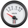 Manomètre Stack Voltmètre 8-18 volt Electrique Blanc