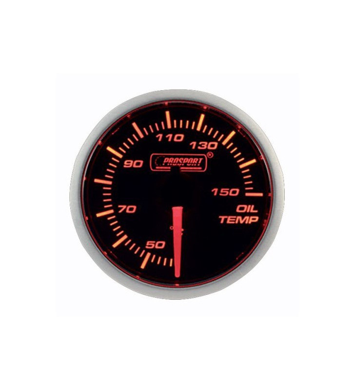 Manomètre Prosport Température Huile Diamètre 52mm 150°C + Sonde