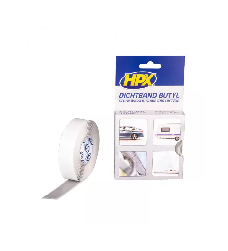 Ruban d'étanchéité HPX butyle gris 20mm x 3m