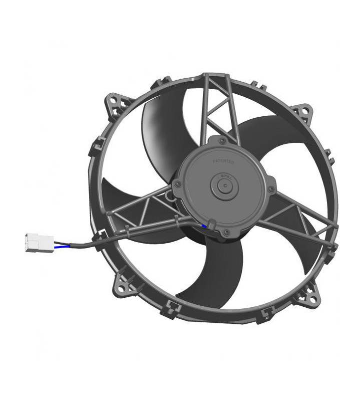 Ventilateur Spal pour Peugeot 208 R2 (Diamètre 280mm Aspirant 2090m3/H)