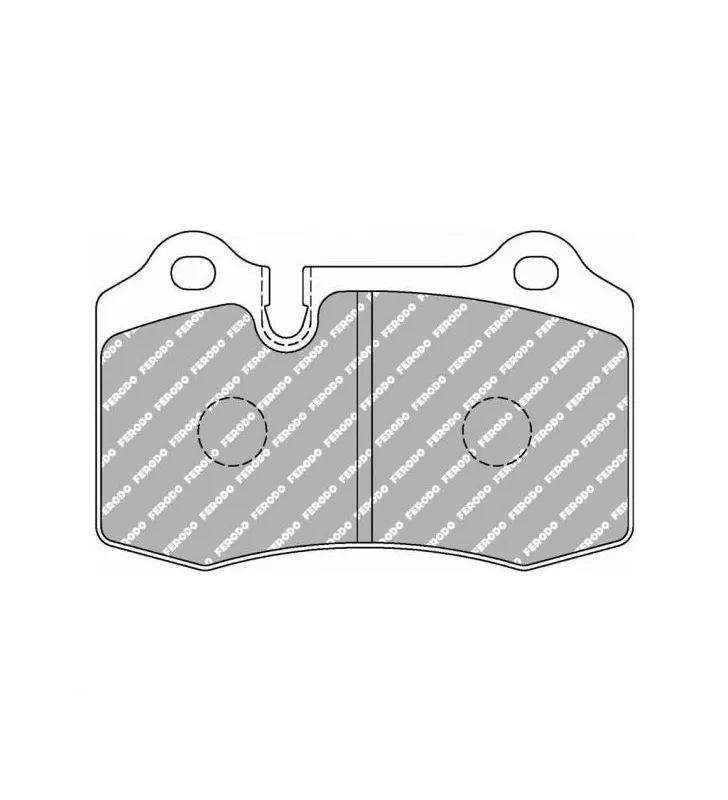 Plaquettes de Frein Ferodo Dsuno Avant pour Chevrolet Camaro 6.2 09.15 - Etrier Brembo