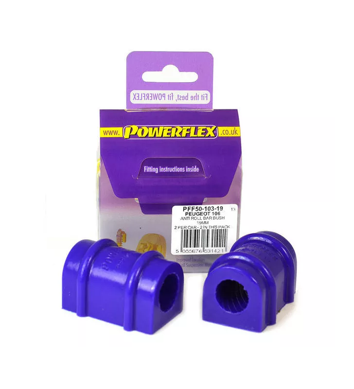 Silent Bloc Powerflex Barre Anti-roulis 19mm Citroen AX  MK1 & 2 (1986-1998)