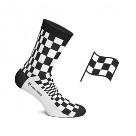 Chaussettes Auto Heel Tread Pasha Black/White