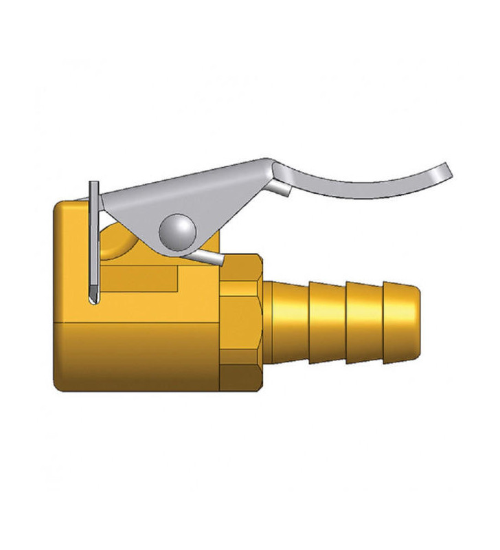 Embout de gonflage côté valve pour tuyau 7x13