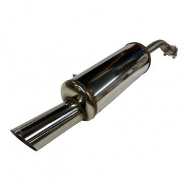Terminal Echappement Inox RMS Renault Clio 3 1.4 16S 90mm Rally