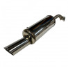 Terminal Echappement Inox RMS Renault Clio 3 1.4 16S 90mm Rally